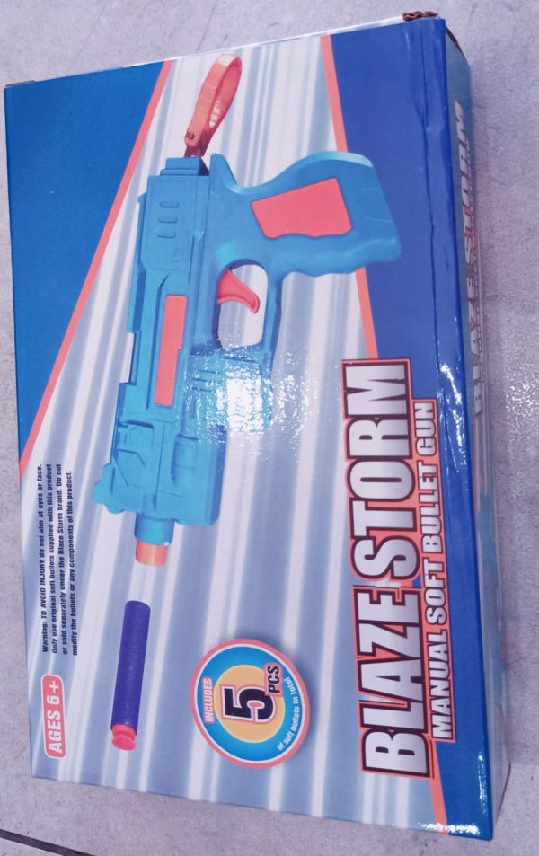 Blaze Storm Manual Soft Bullet Toy Gun