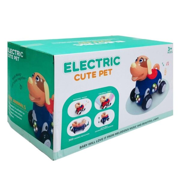 Electric Cute Dog Pet Toys Set