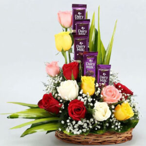 Choco Bloom Basket