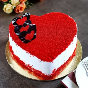 Velvet Heart Bliss Cake