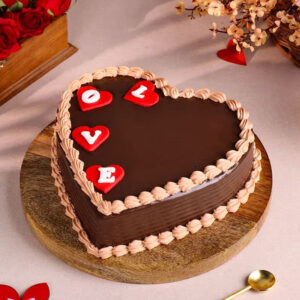 Heartfelt Chocolate Love Cake