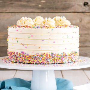 Sprinkles Vanilla Cake