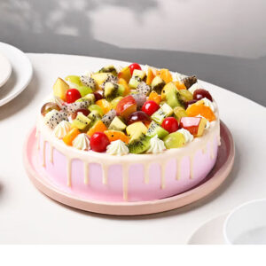 Fruit Paradise Delight Cake