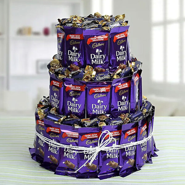 Dairy Milk Three Layers Arrangement